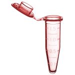 MTC Bio SureSeal S 1.5 mL Minicentrifuge Tubes Sterile Red C2000-R